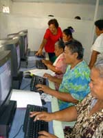 Samoan rural population are now enjoying the benefits of ICTs. Source: ITU/Cosmas Zavazava