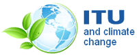 Logo ITU and Climate Change