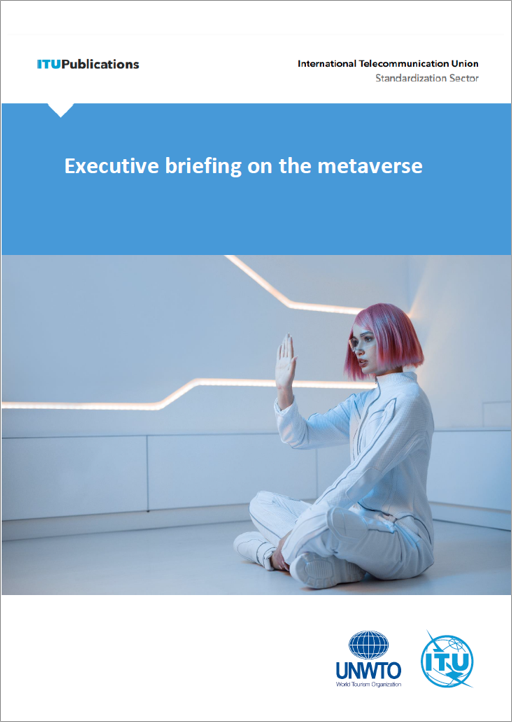 Cover page of the ITU executive briefing on the metaverse