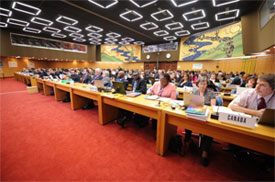 The ITU Council 2009 in session - Source:  ITU / V. Martin (Compulsory)