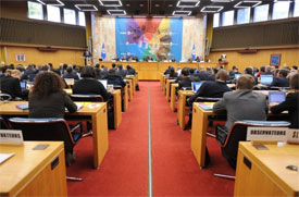The ITU Council 2009 in session - Source:  ITU / V. Martin (Compulsory)