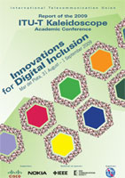 Report of the 2009 ITU-T Kaleidoscope Academic Conference