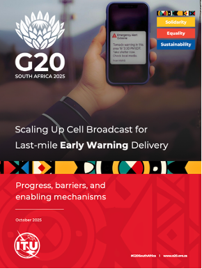 cover page of the G20 cell broadcast paper