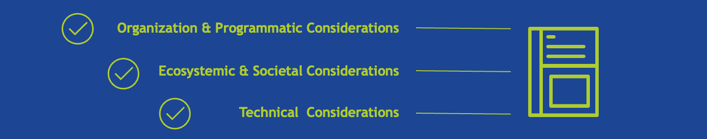 Key framework sections