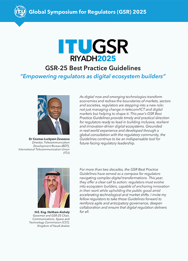 Exploring GSR-25 Best Practice Guidelines: "Empowering regulators as digital ecosystem builders"
