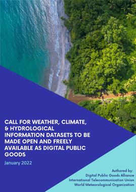 Digital Public Goods Alliance Climate Change Adaption Call for Action and Report