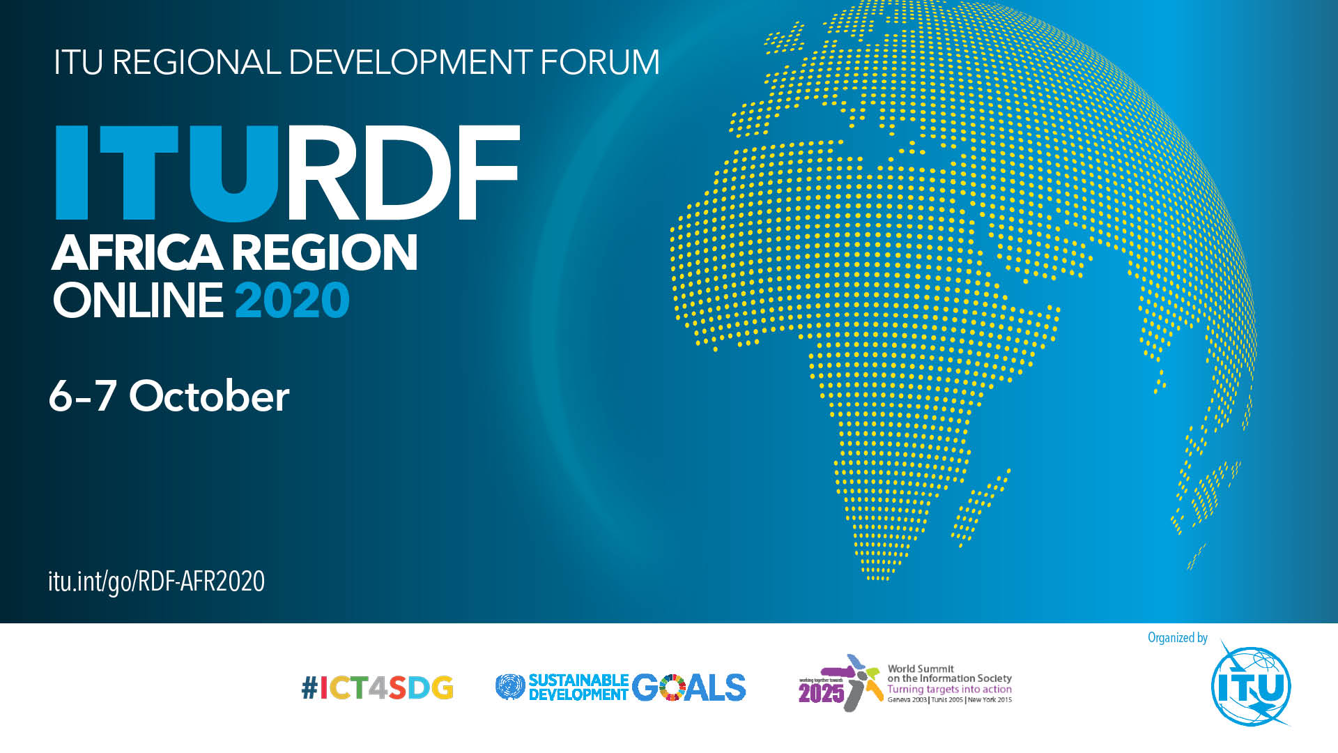 Itu Regional Development Forum For Africa 6 7 October With Preparatory Sessions On 5 October