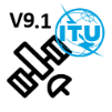 A logo with a satellite and a globe    Description automatically generated with medium confidence