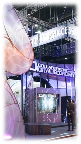 Generic photo of an exhibition booth