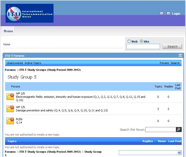 ITU-T Forum