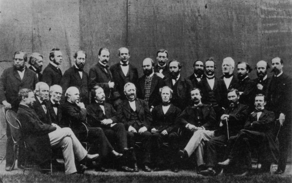 1865年巴黎，第一次国际电报大会的代表