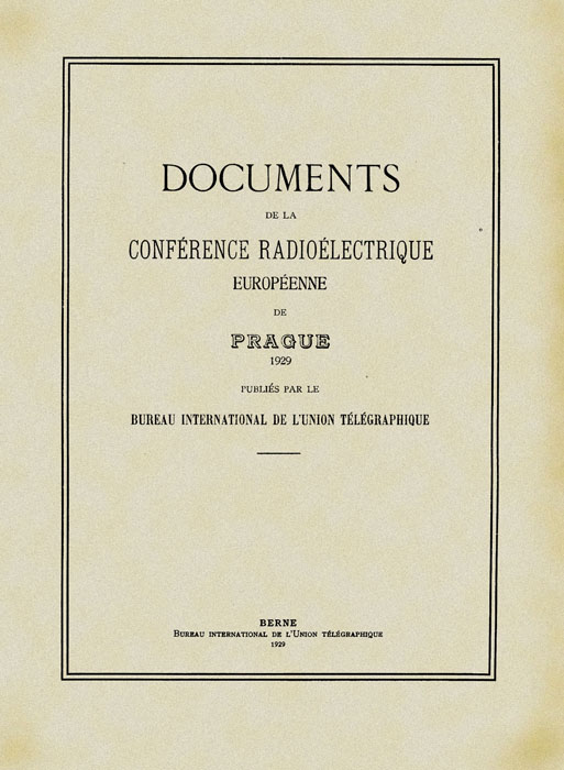 European Radiotelegraph Conference (Prague, 1929)
