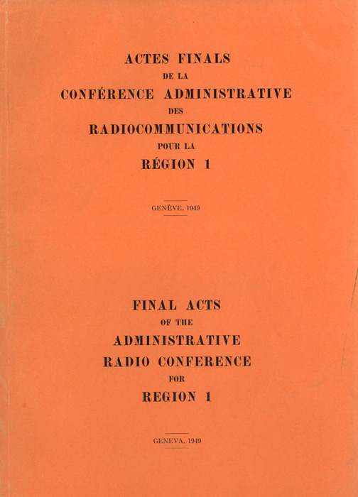 Administrative Radio Conference for Region 1 (Geneva, 1949)