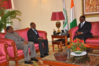 Visit of Dr Touré to Côte d’Ivoire 1