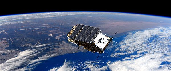 CSIRO accesses imagery from NovaSAR-1, pictured here in a computer-generated image.