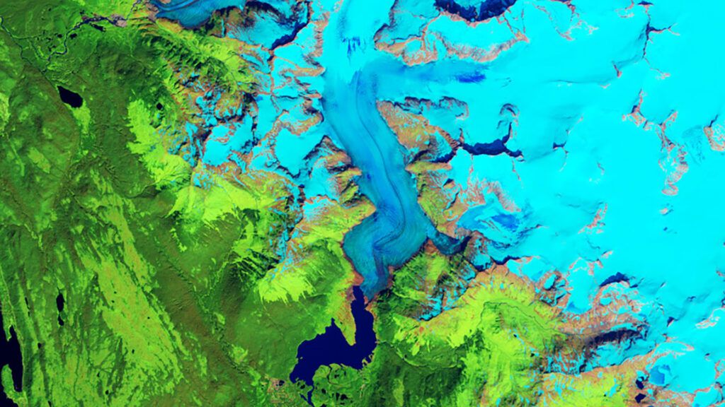 Alaska’s Mendenhall Glacier. NASA