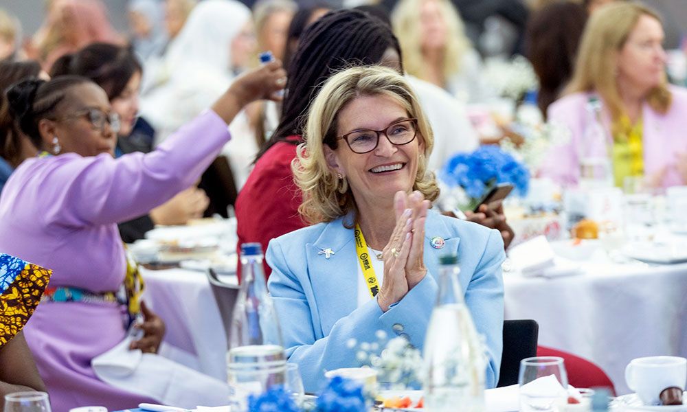 ITU Secretary-General Doreen Bogdan Martin at the Network of Women Ministers and Leaders in ICT breakfast meeting