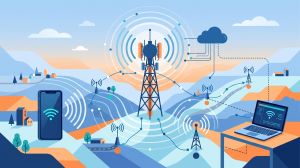 Mobile network coverage in urban and rural areas