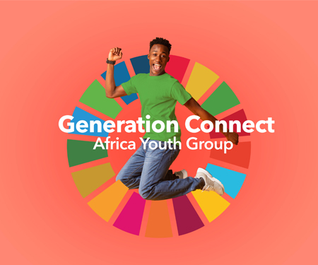Поколение подключений: Группа африканской молодежи