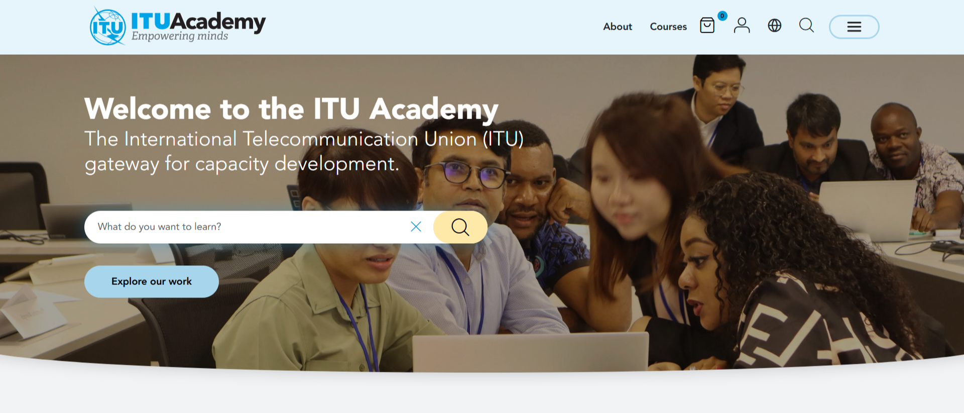 Take courses with the ITU Academy