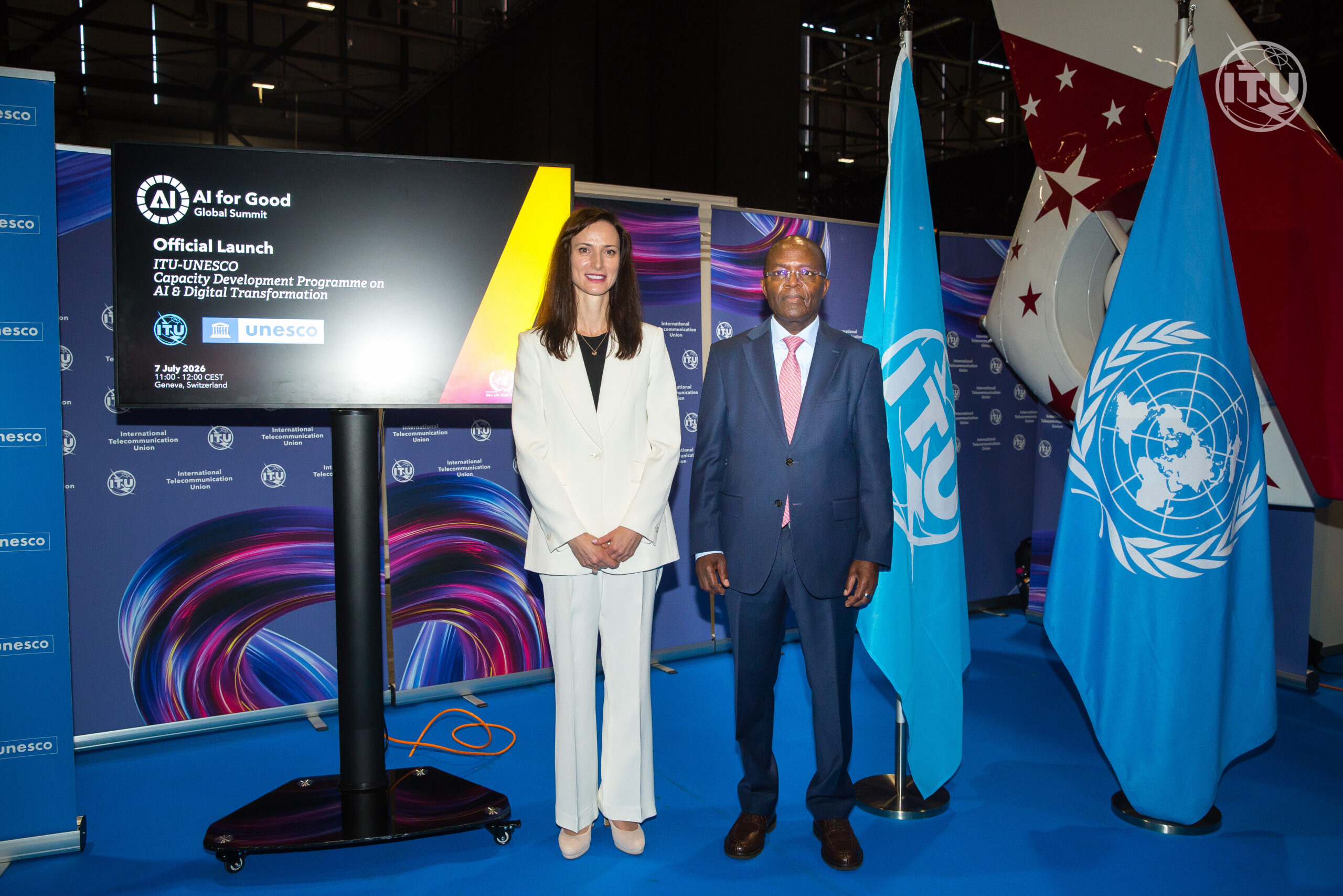 Launch of the ITU-UNESCO capacity development programme on AI and digital transformation
