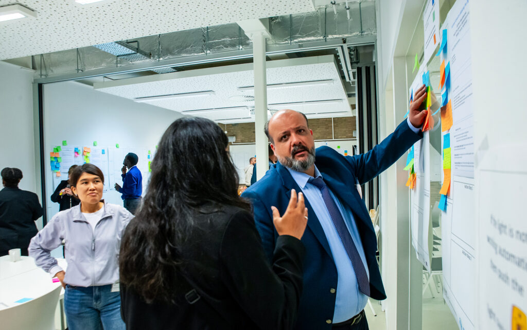Participants working - Driving digital transformation for sustainability; the Summer School experience