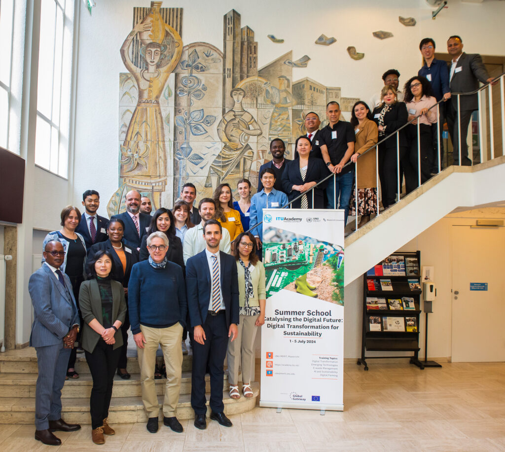 Group photo - Driving digital transformation for sustainability; the Summer School experience