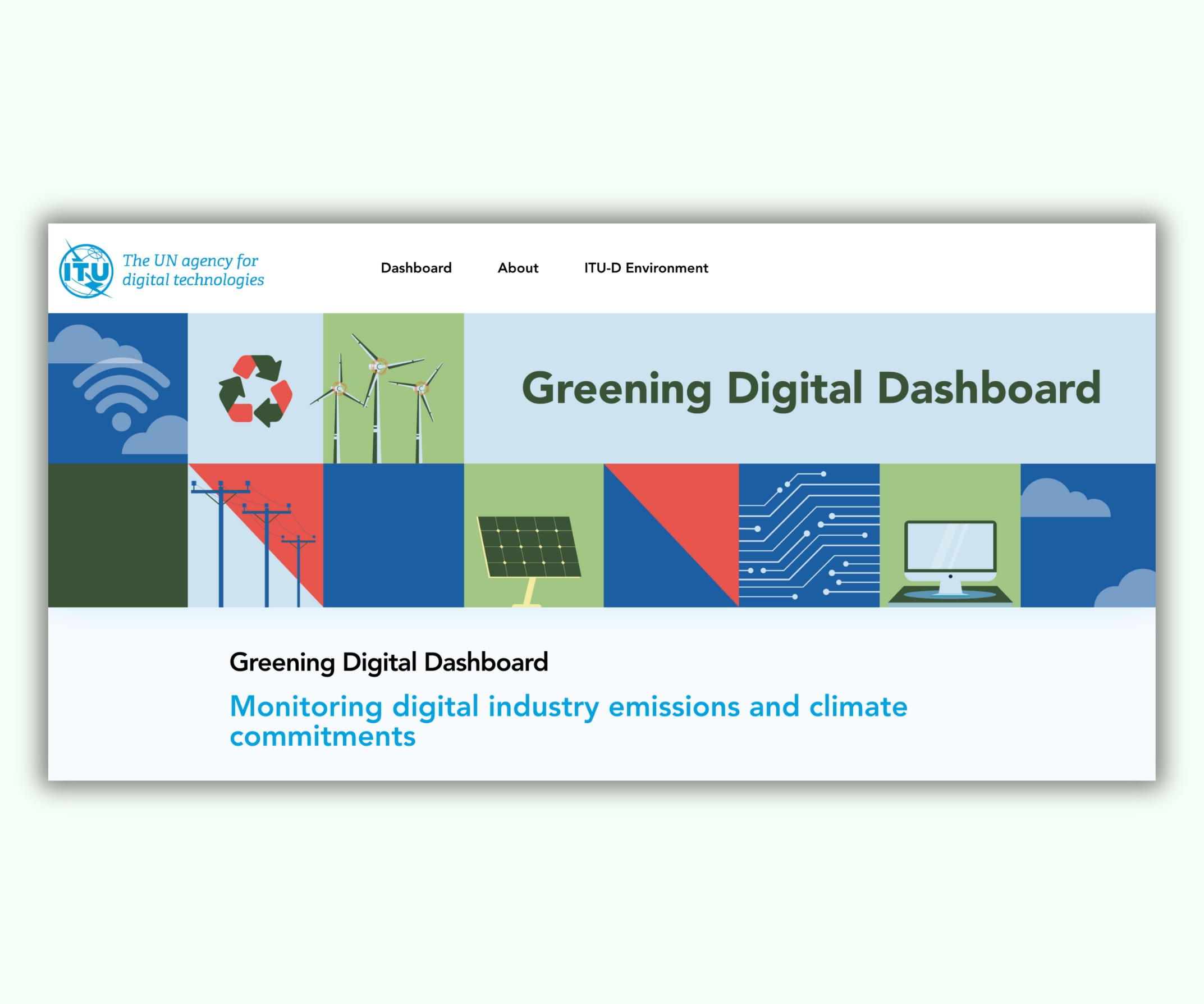 Greening Digital Dashboard