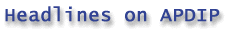 Headlines on APDIP