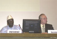 Adama Samassekou and Pierre Gagne