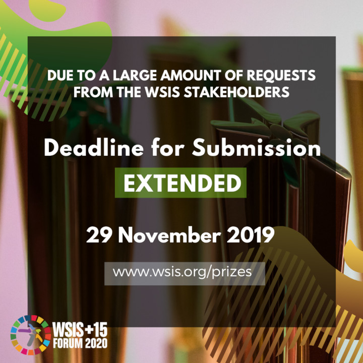 Deadline for project submissions extended to 29 November
