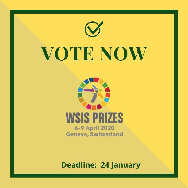 WSIS Prizes 2020: Voting Phase — Deadline 24 January