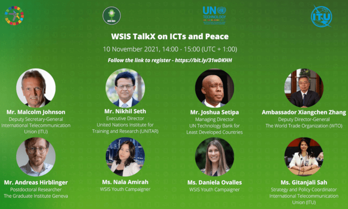 Poster - WSIS TalkX on ICTs and Peace