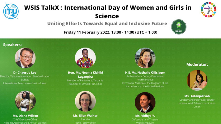 Poster - WSIS TalkX on Women and Girls in Science