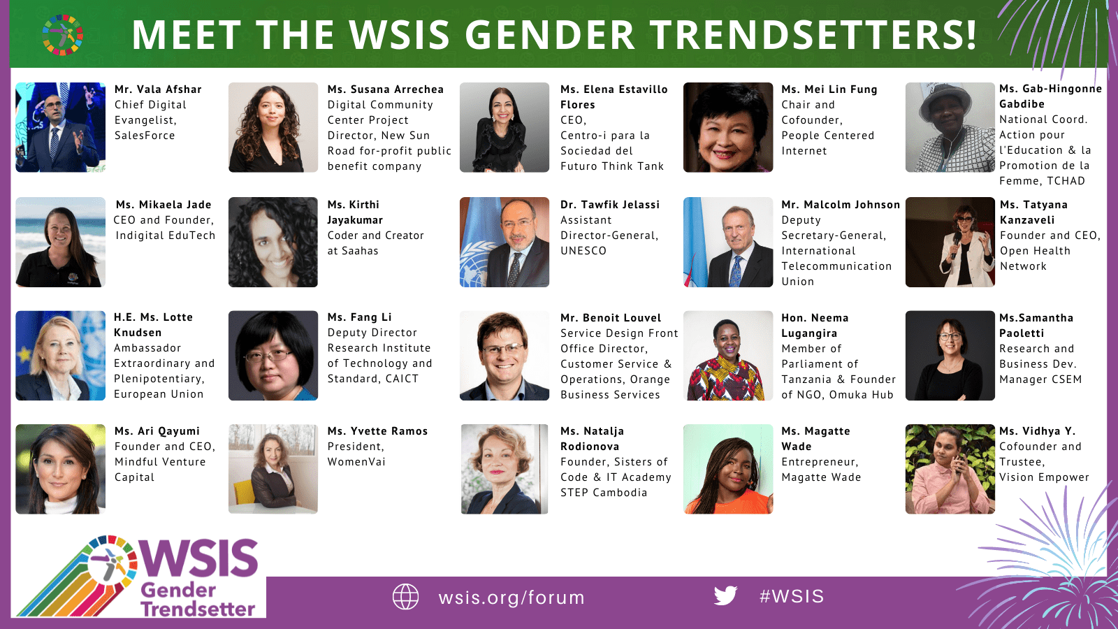 WSIS Gender Trendsetters