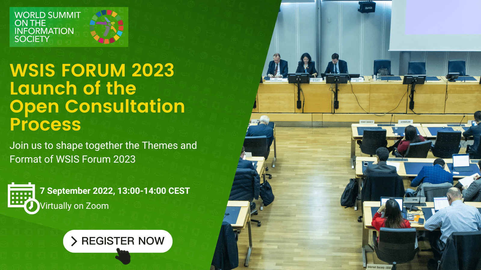 Launch of the WSIS Forum 2023 Open Consultation Process, 7 September 2022