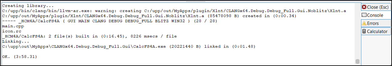 EXE Compilation Progress