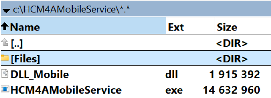 Files Folder Created