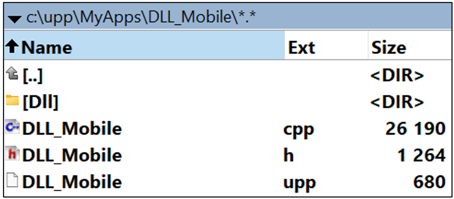 DLL_Mobile Project Directory