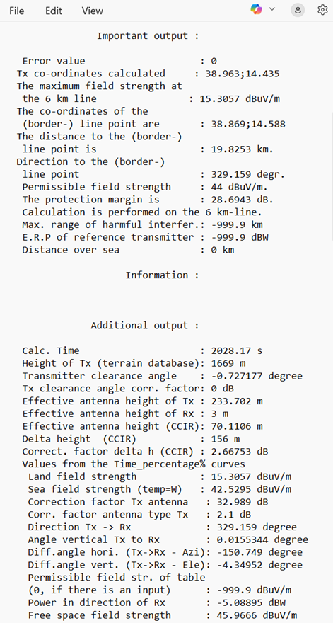Detailed Log Line Calc