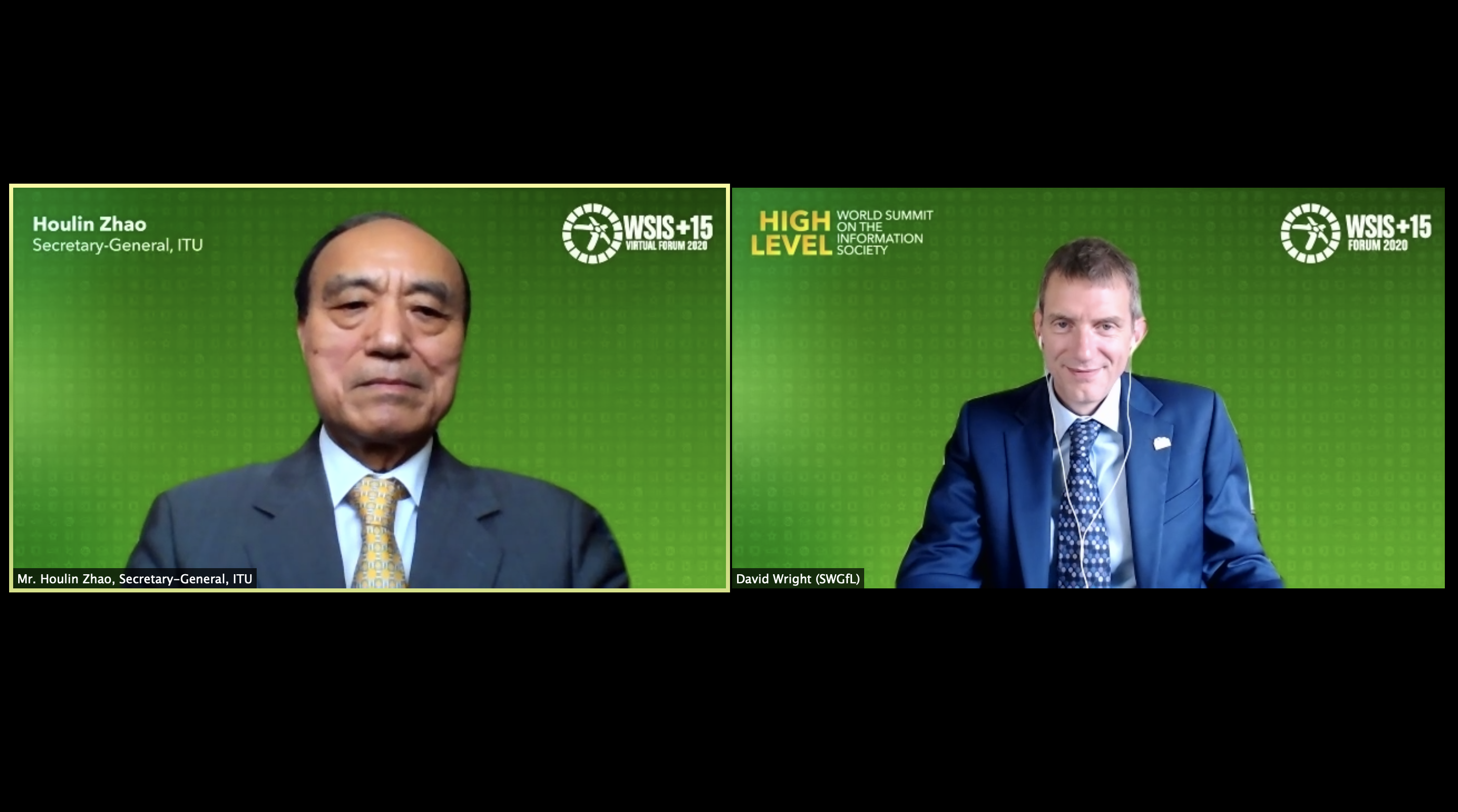 Secretary-General of ITU and David Wright