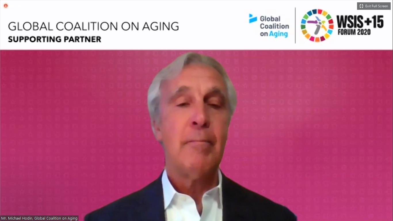 Michael W. Hodin, CEO Global Coalition on Aging, at the Opening of the ICTs and Older Persons Track