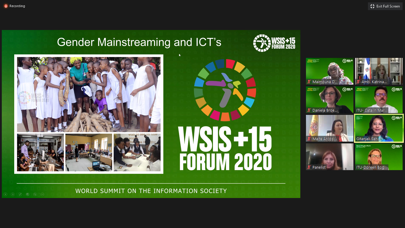Opening of ICTs and Gender Mainstreaming track (5)