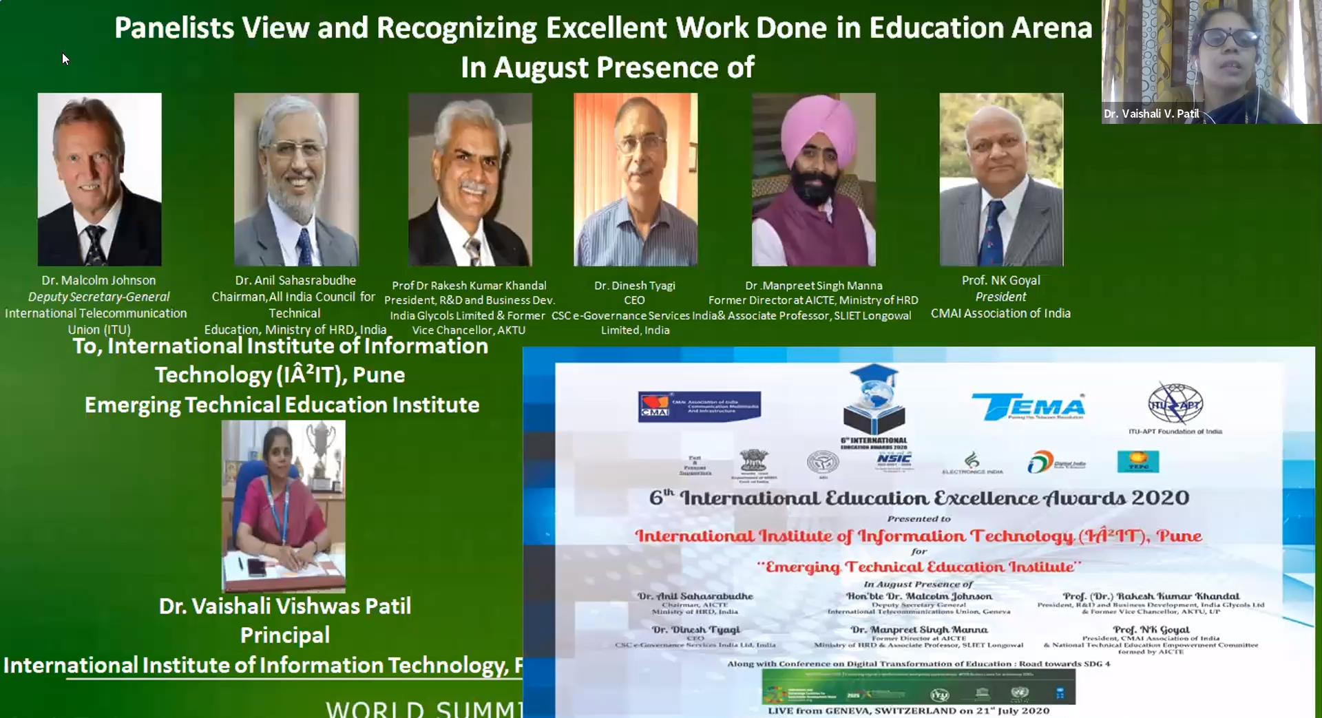 International Conference & Awards on Digital Transformation of Education : Road towards SDG 4 (10)