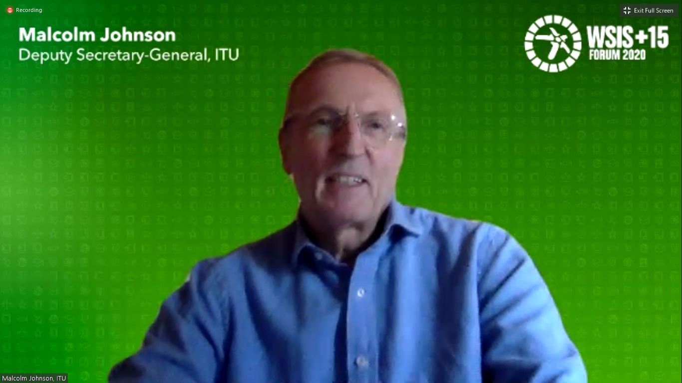 Mr. Malcom Johnson, Deputy Secretary-General ITU, at the Opening of the ICTs and older persons track