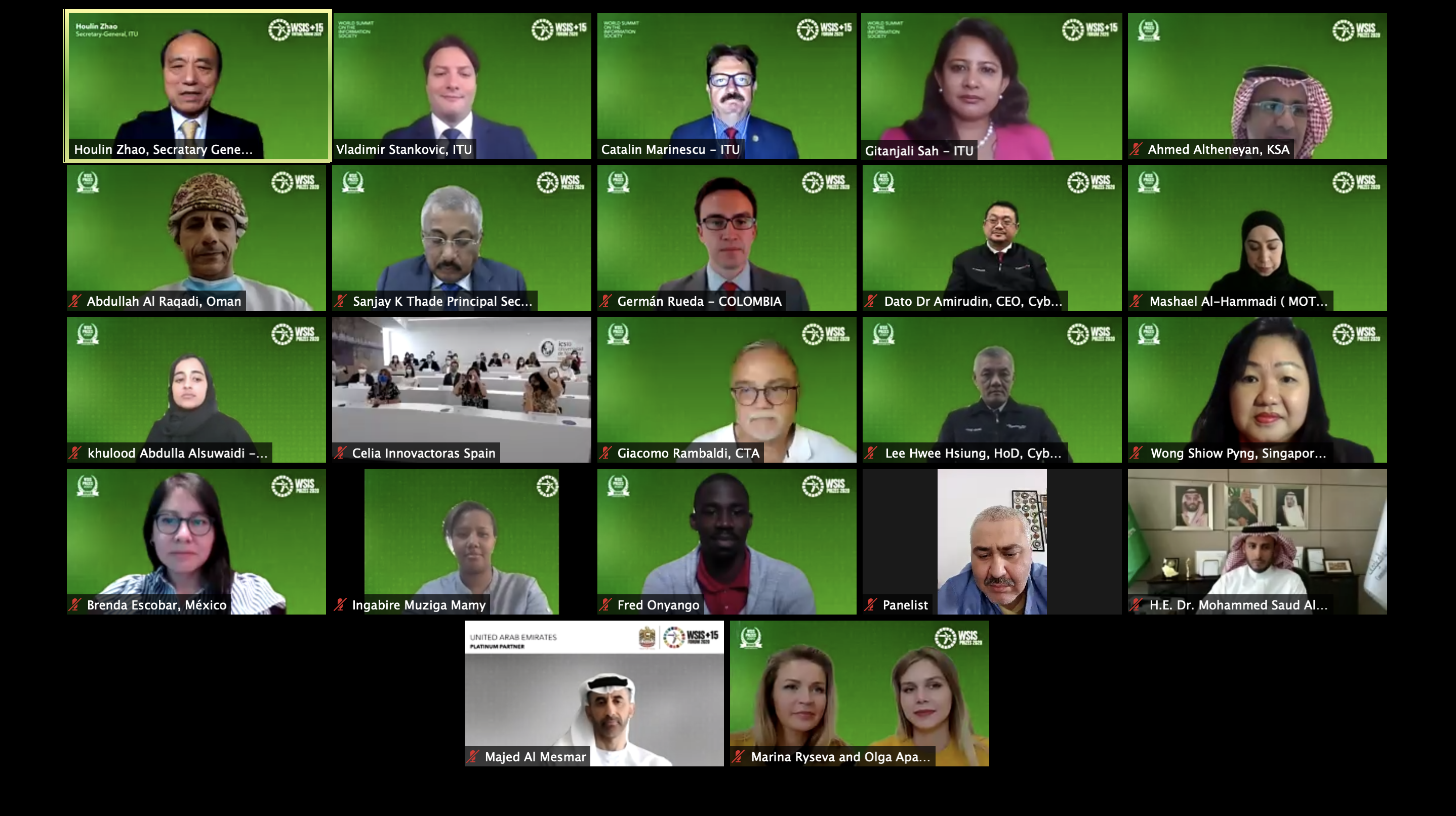 Opening Segment: WSIS Prizes 2020 Awards Ceremony