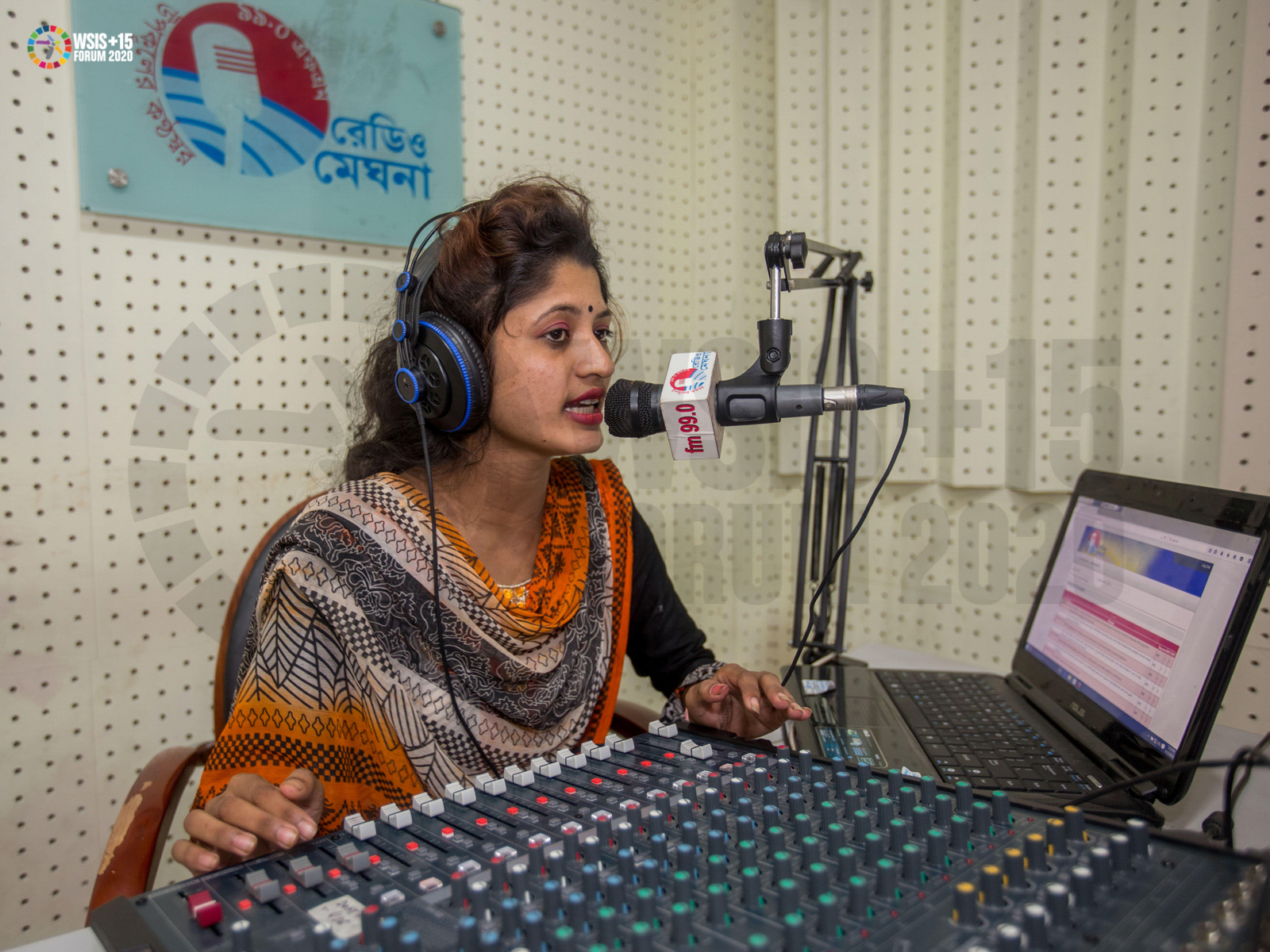 Community Radio during cyclone in the coastal belt
