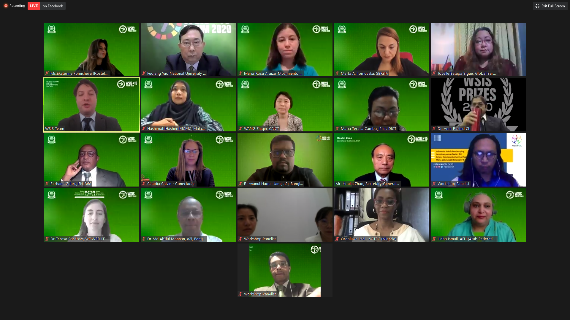 WSIS Stocktaking and WSIS Prizes Interactive Session Outcomes of Workshops and Special Tracks-1