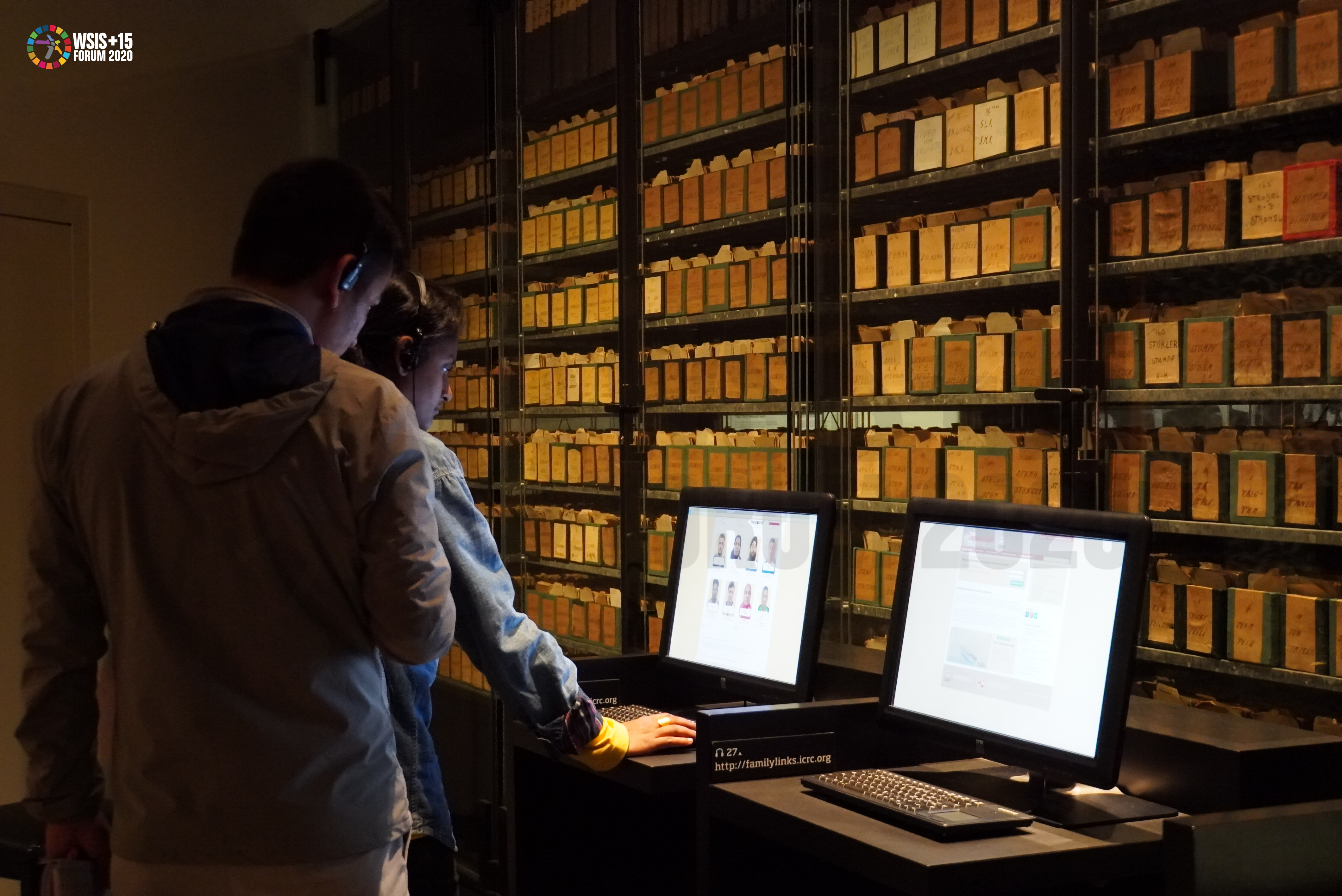 Humanitarian E-archiving and E-discovery for humanitarian action, e.g. reunion of families.