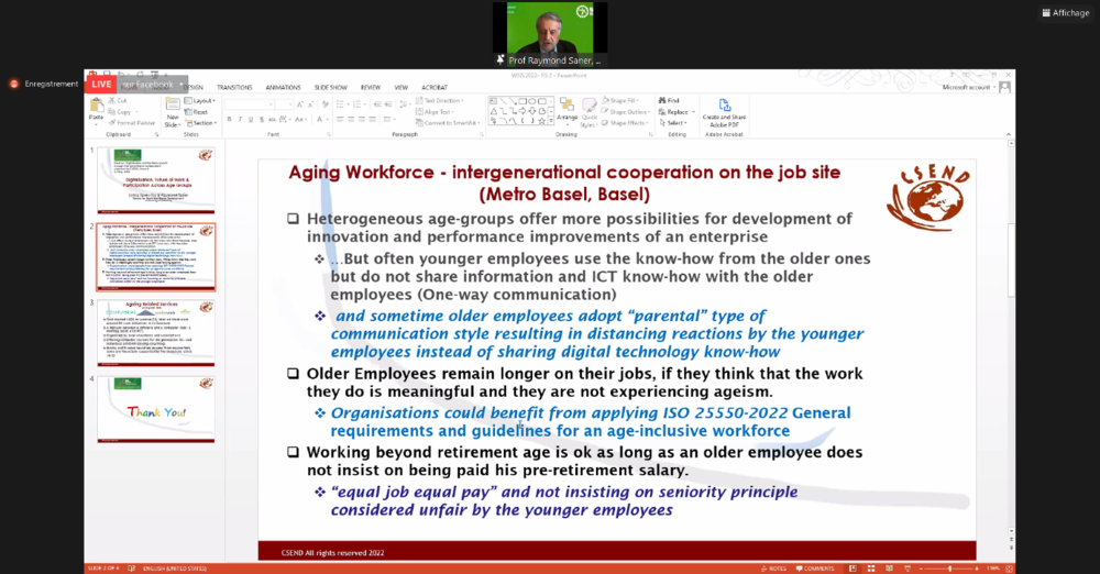Prof Raymond Saner - slide